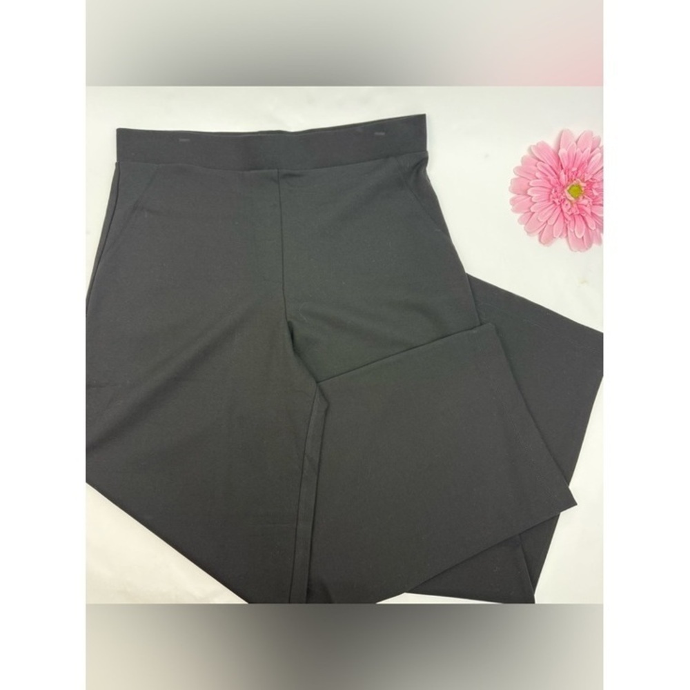 NWT⛱️Quince - Black Wide Leg Ponte Pants - XL - Picture 10 of 11